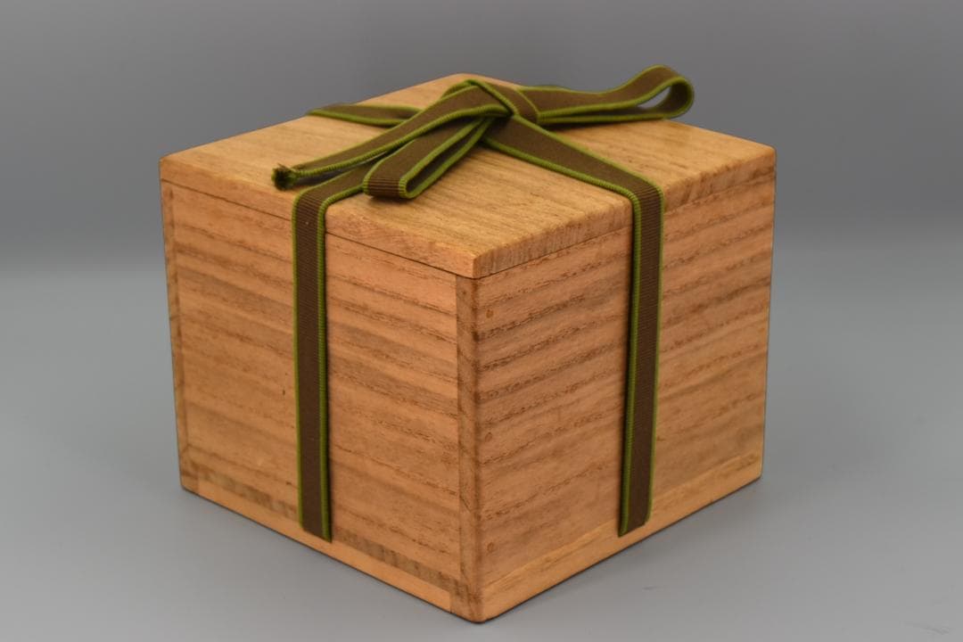 【真作保証】九代 大樋長左衛門 造 飴釉 茶碗 共箱 茶道具 茶碗