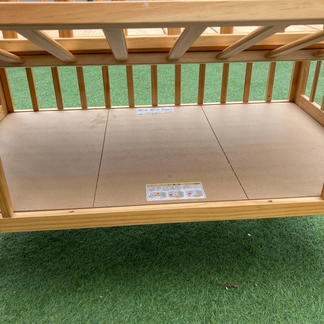 【katoji】カトージ　ベビーベット　チャーミー（ナチュラル）120×70