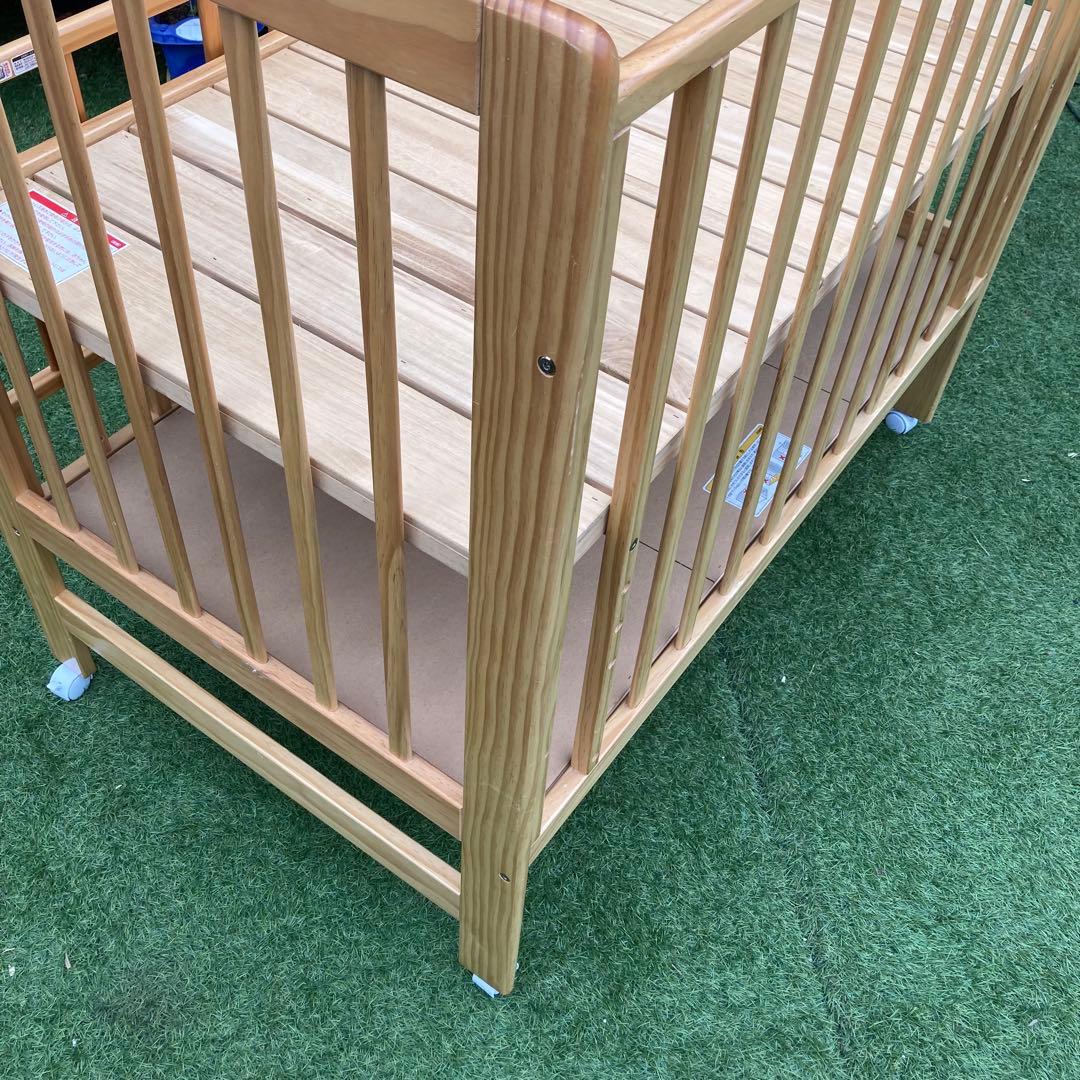 【katoji】カトージ　ベビーベット　チャーミー（ナチュラル）120×70