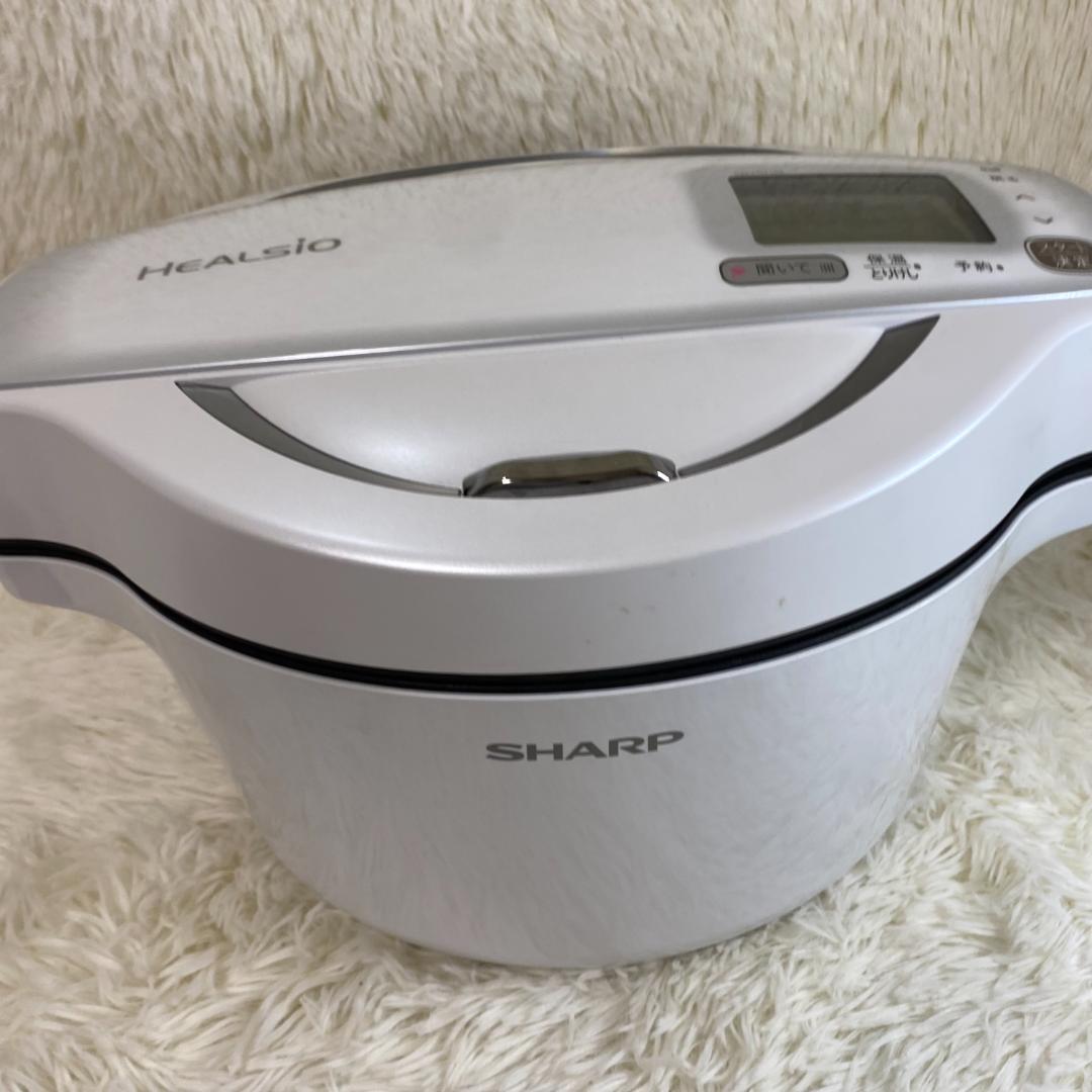 【美品】シャープ ヘルシオ ホットクック 1.6L 無水調理 ホワイト