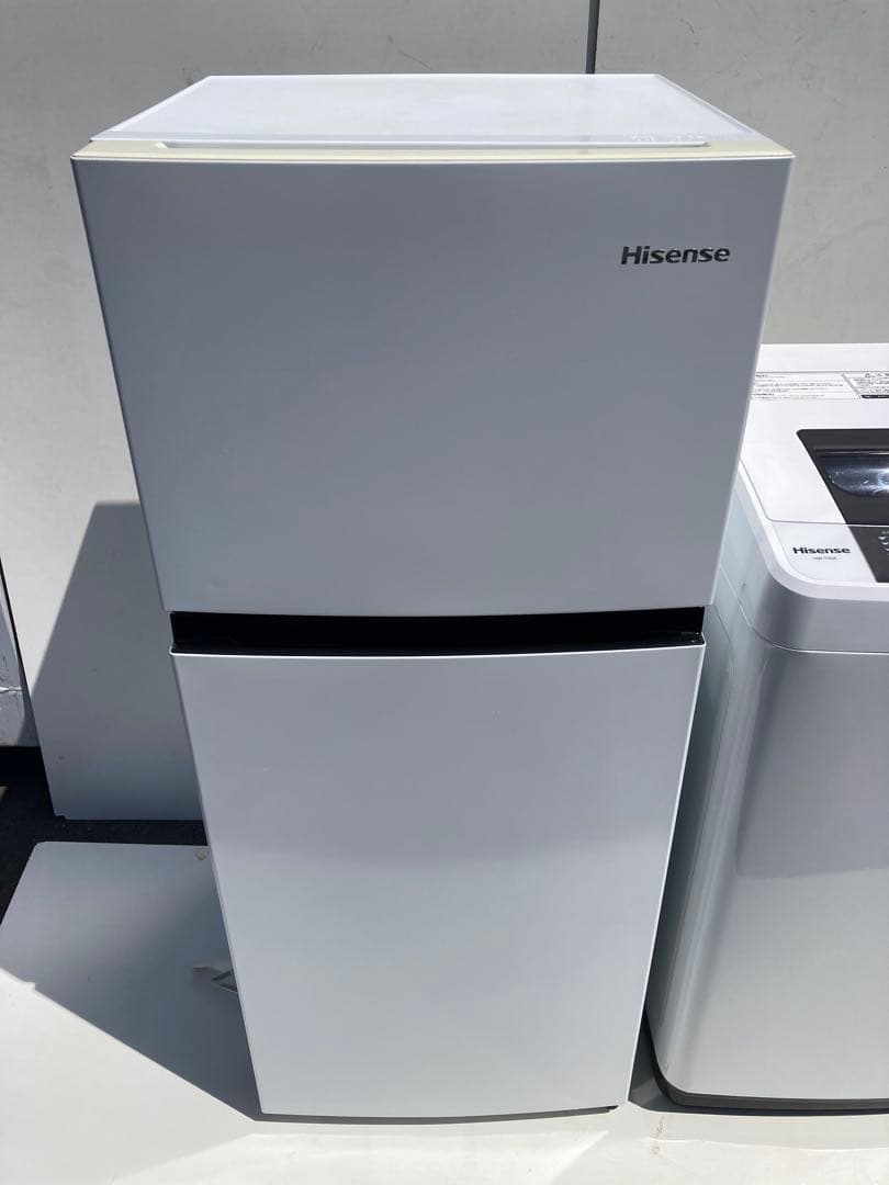 【ラララセットで大特価♫】Hisense 2ドア冷蔵庫2020・洗濯機2017