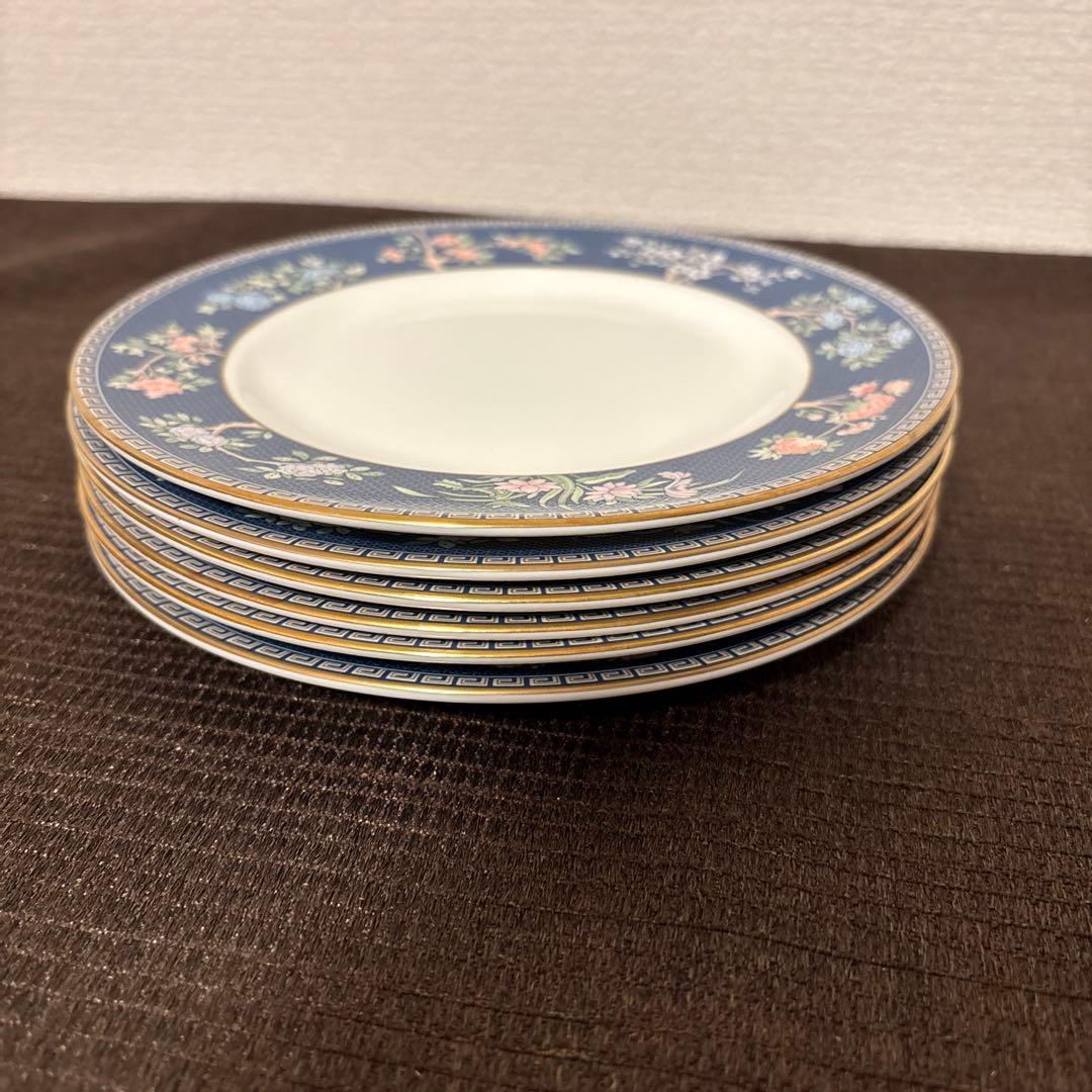 ウェッジウッド　ブルーサイアム　デザートプレート　17.5cm