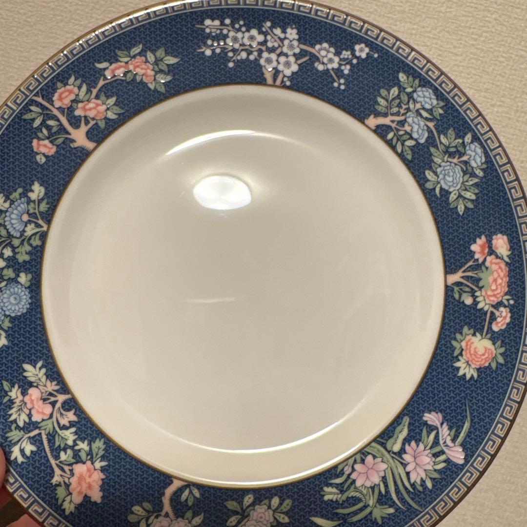 ウェッジウッド　ブルーサイアム　デザートプレート　17.5cm