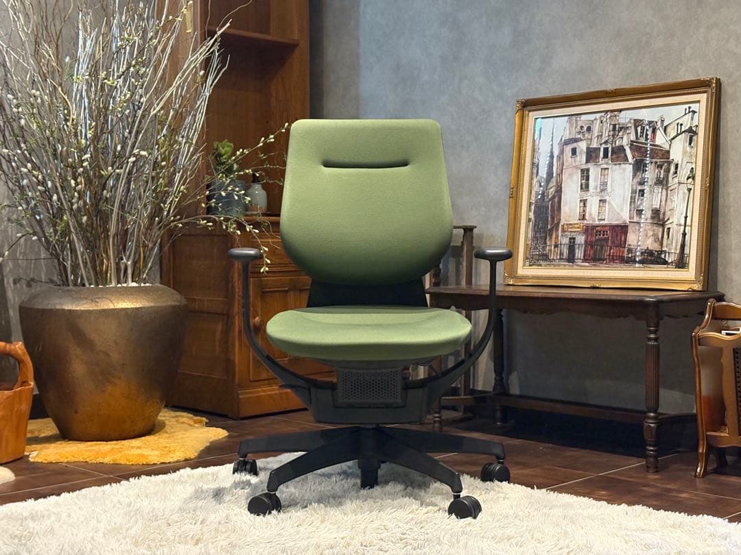 ⑥KOKUYO コクヨ　デスクチェア　オフィスチェア　イングチェア　H