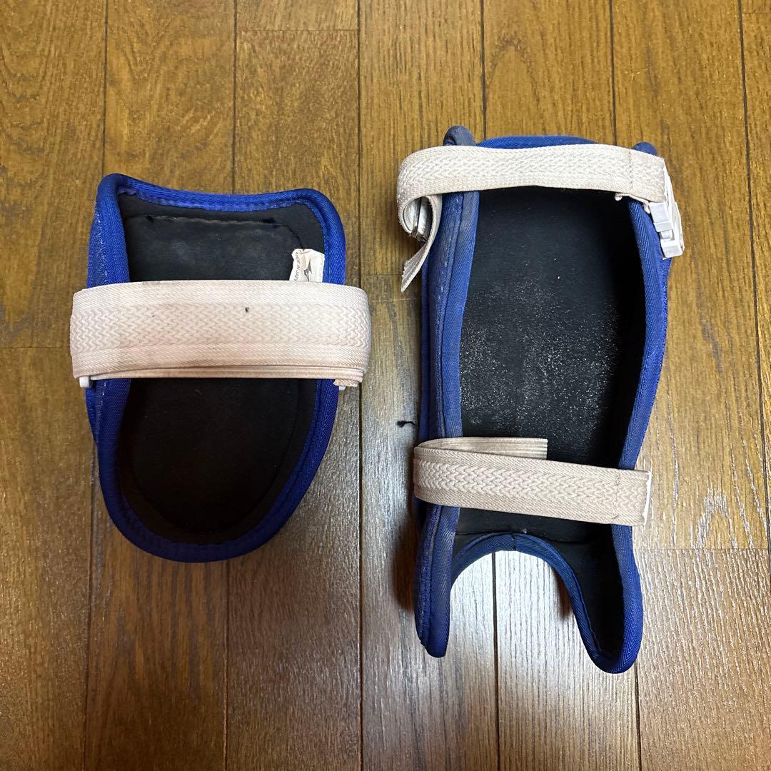 エルボーガード フットガード　青/銀