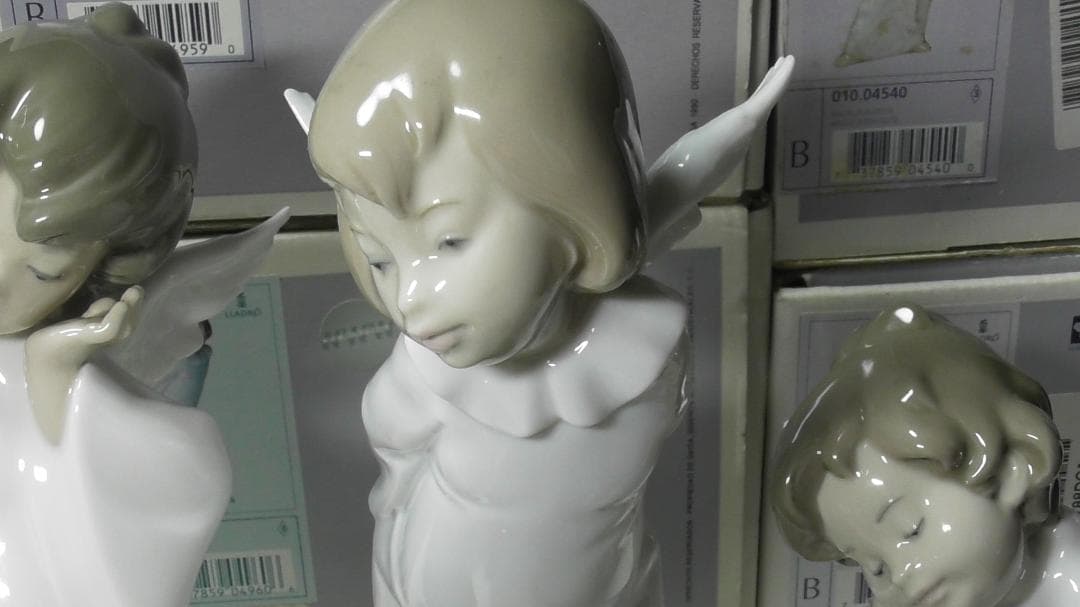 LLADRO　リヤドロ【天使シリーズ７点】２　インテリア　リアドロＬ485