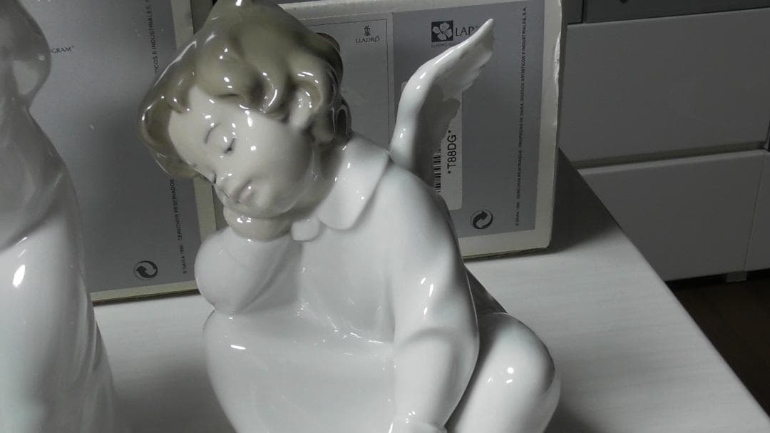 LLADRO　リヤドロ【天使シリーズ７点】２　インテリア　リアドロＬ485