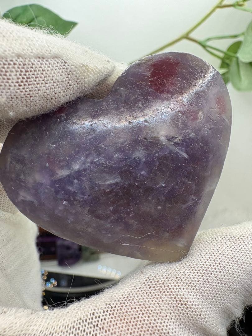 ユニコーンハート 握り石♡No638