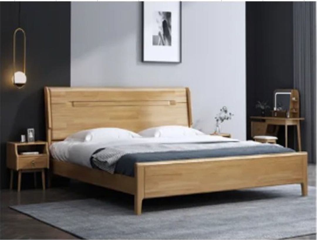 ウッドプラットフォーム　クイーンサイズ