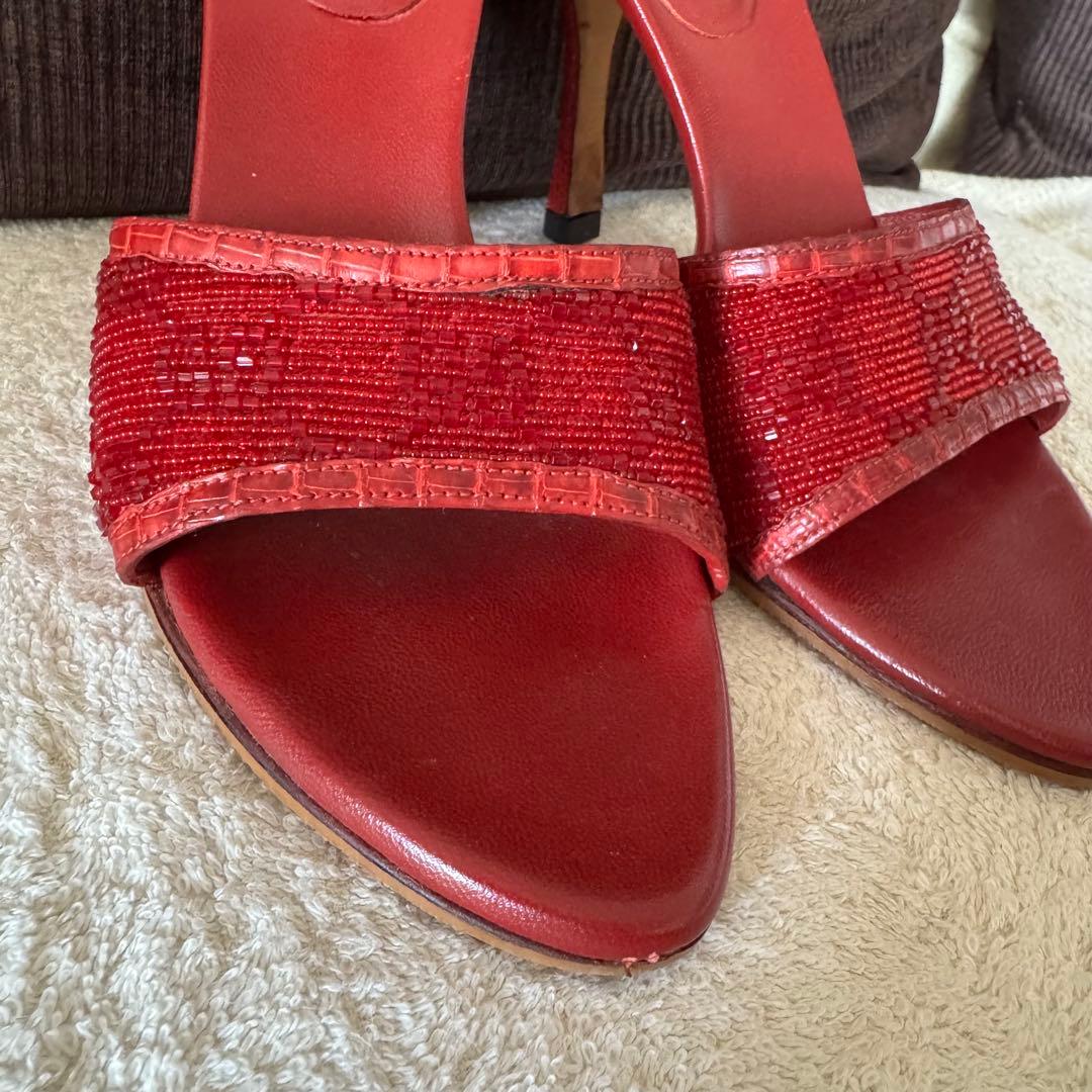 GUCCI サンダル レッド