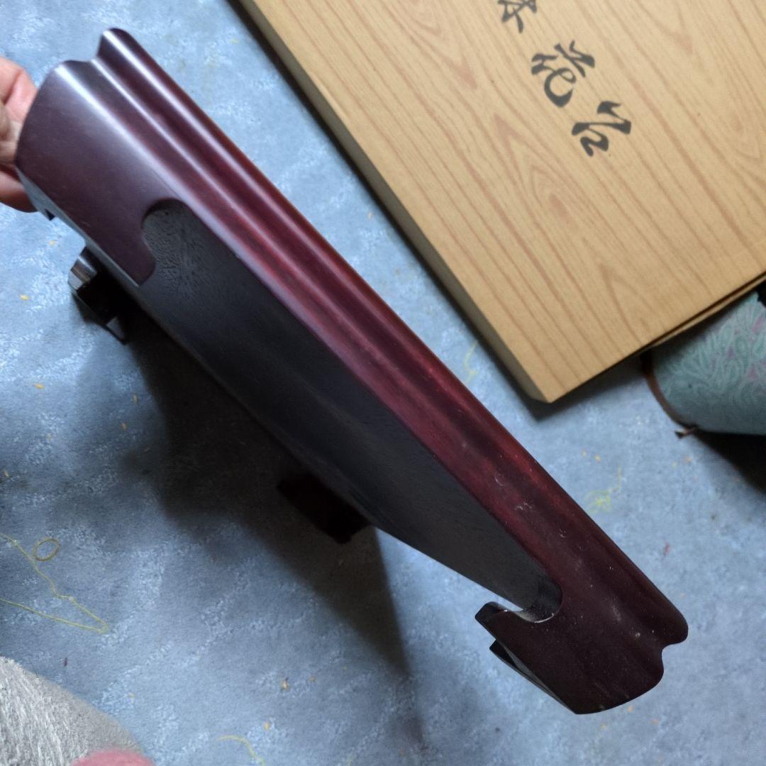 木製 花瓶台 ダークブラウン