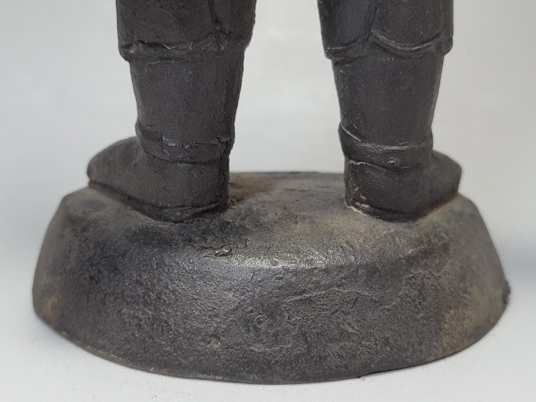 古銅 将軍像 明清時代 高さ約20.1cm