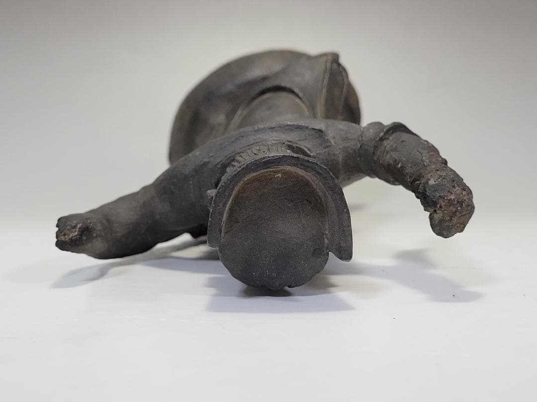 古銅 将軍像 明清時代 高さ約20.1cm