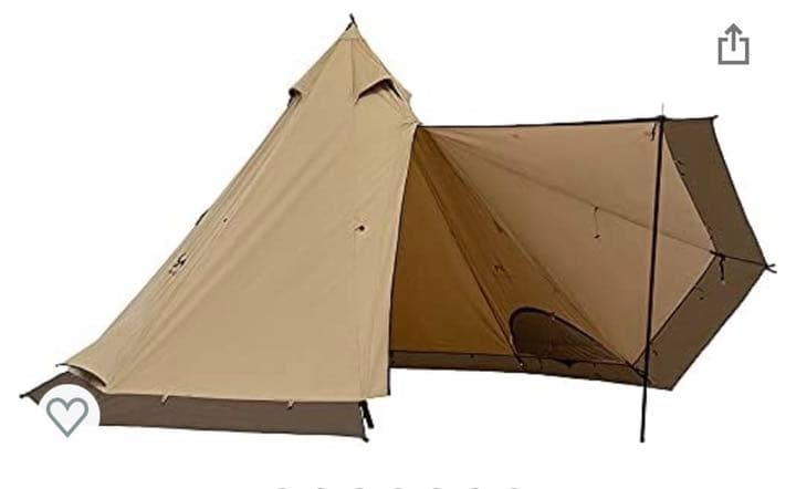 TOMOUNT ワンポールテント ポリコットン、TC