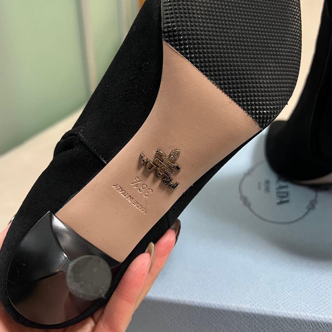 【Michael様】極美品！PRADA プラダ CAMOSCIO ショートブーツ