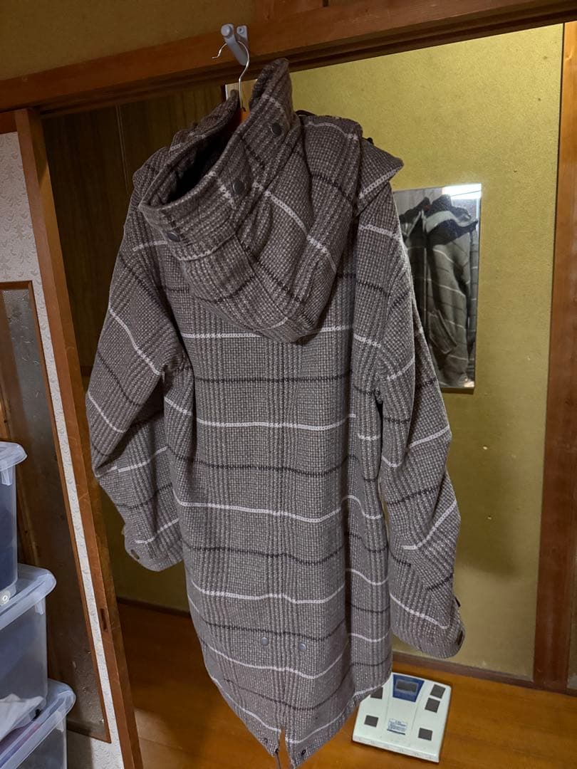 glamb チェック柄 ダッフルコート