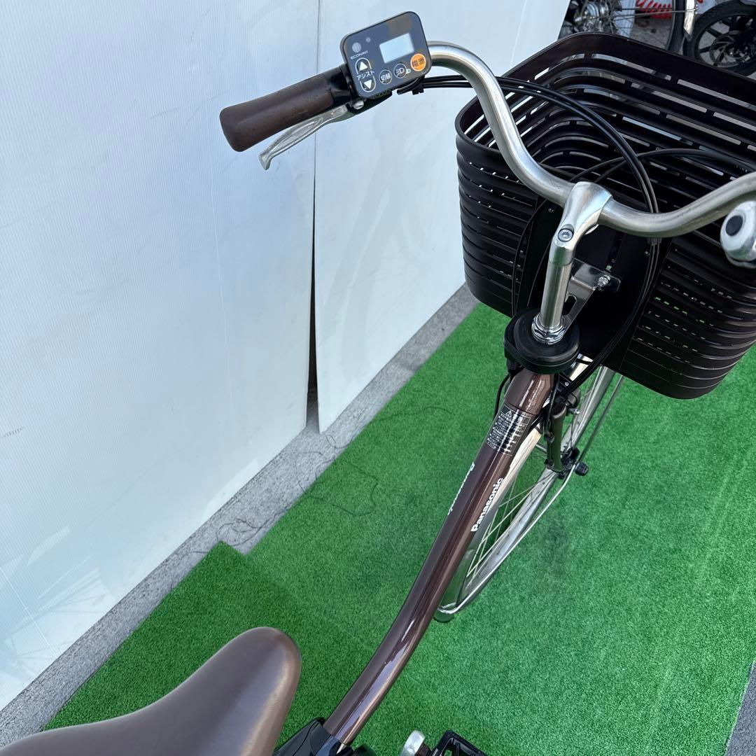 Panasonicパナソニック電動アシスト自転車26インチ 12Ahブラウン