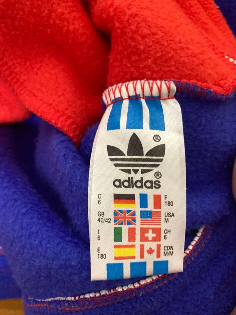 バイエルンミュンヘン　90s アディダス　トレフォイル　ハーフジップ　フリース