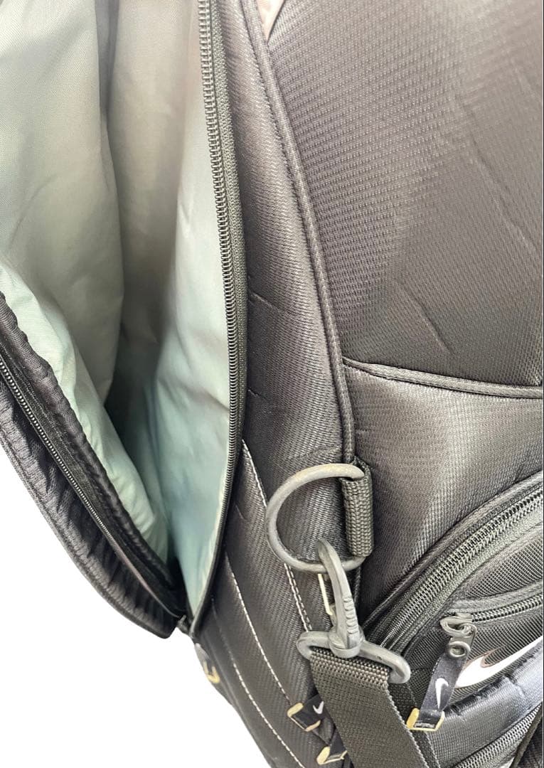 【中古品・希少モデル】NIKE プレミアム キャディバッグ 黒×グレー 軽量◎