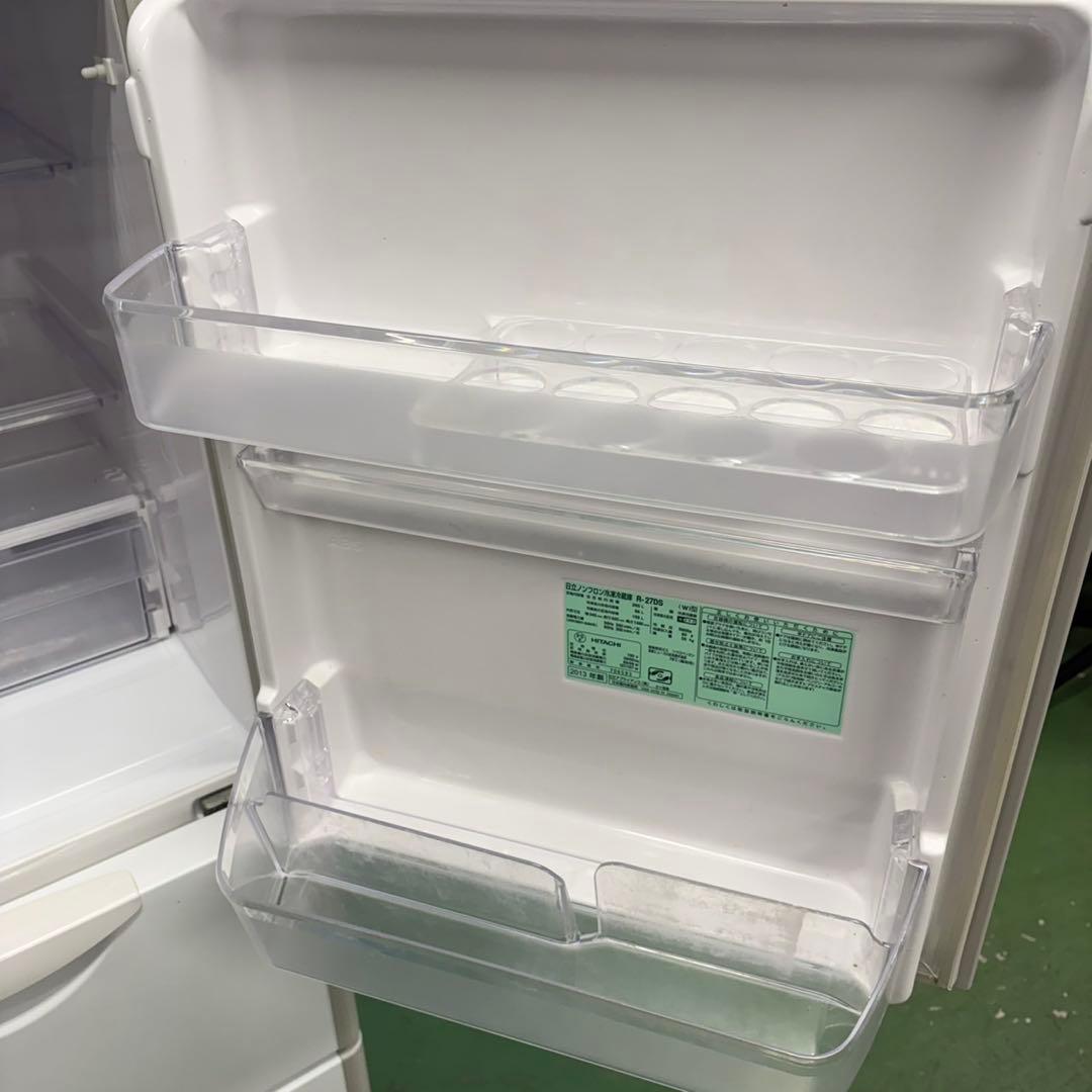 703 日立　中型冷蔵庫　大型　小型　一人暮らし　3ドア　右開き　スリムサイズ