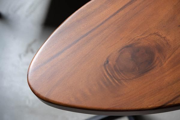 木製 サイドテーブル 三角形 角丸 高さ50cm ソファー JW-639 N02