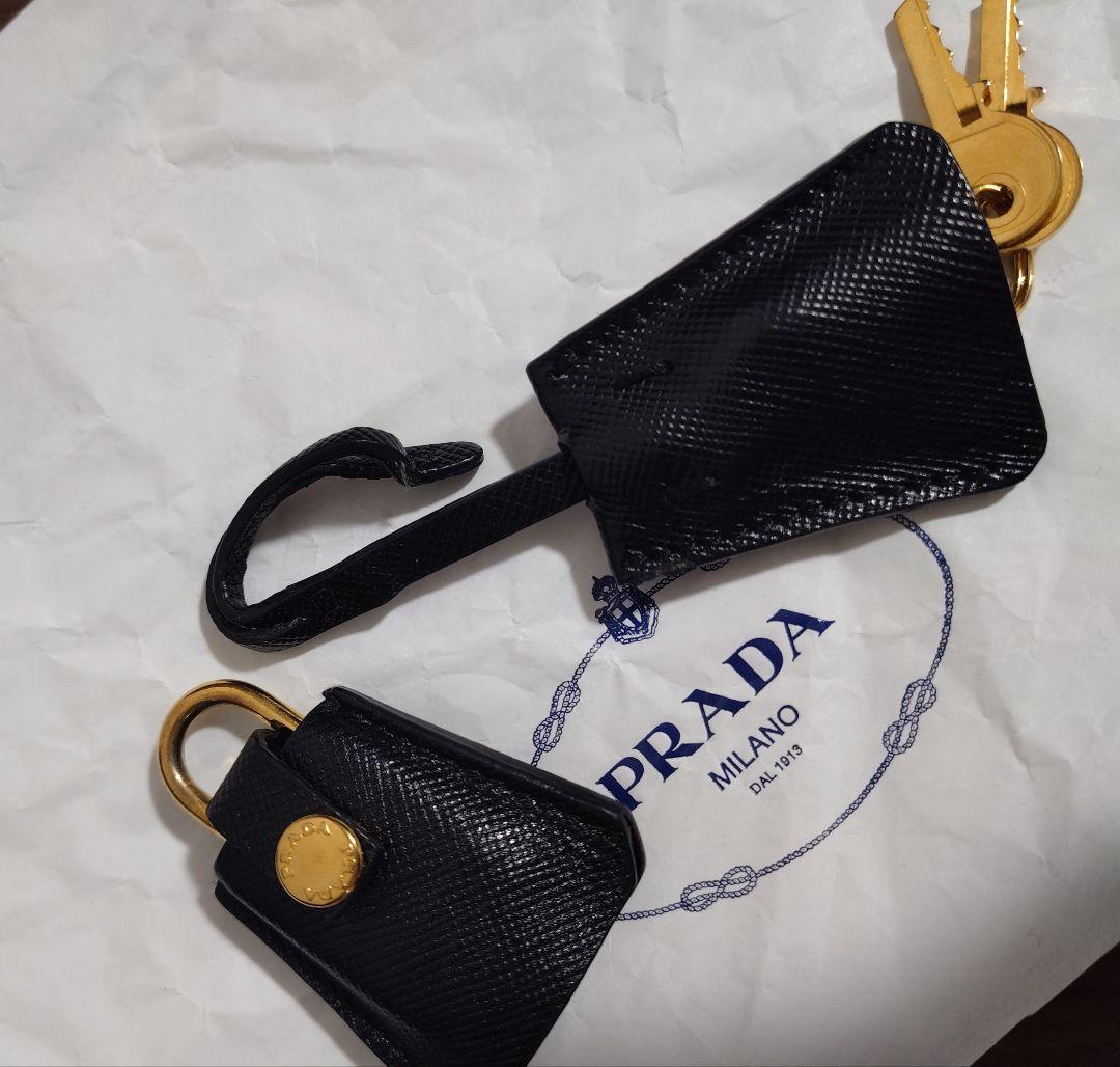 PRADA サフィアーノ レザー ミニバッグ チェーンショルダーバッグ