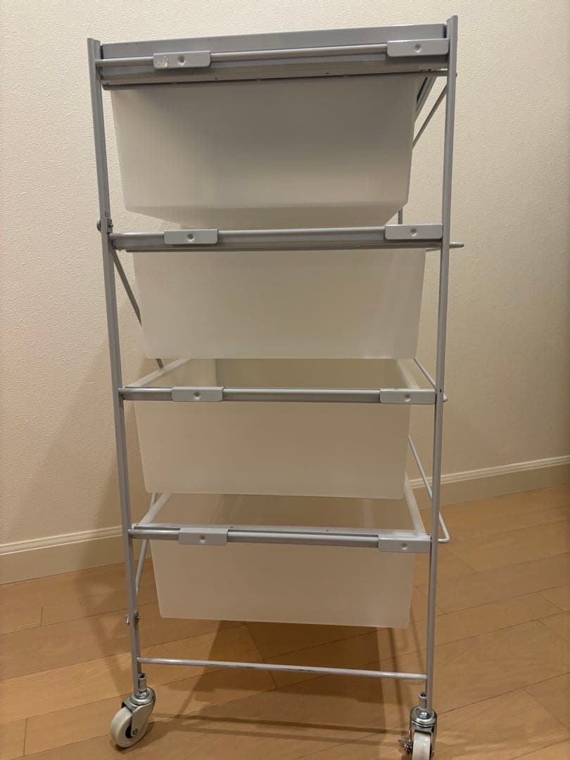 無印良品 スチールユニットシェルフ グレー