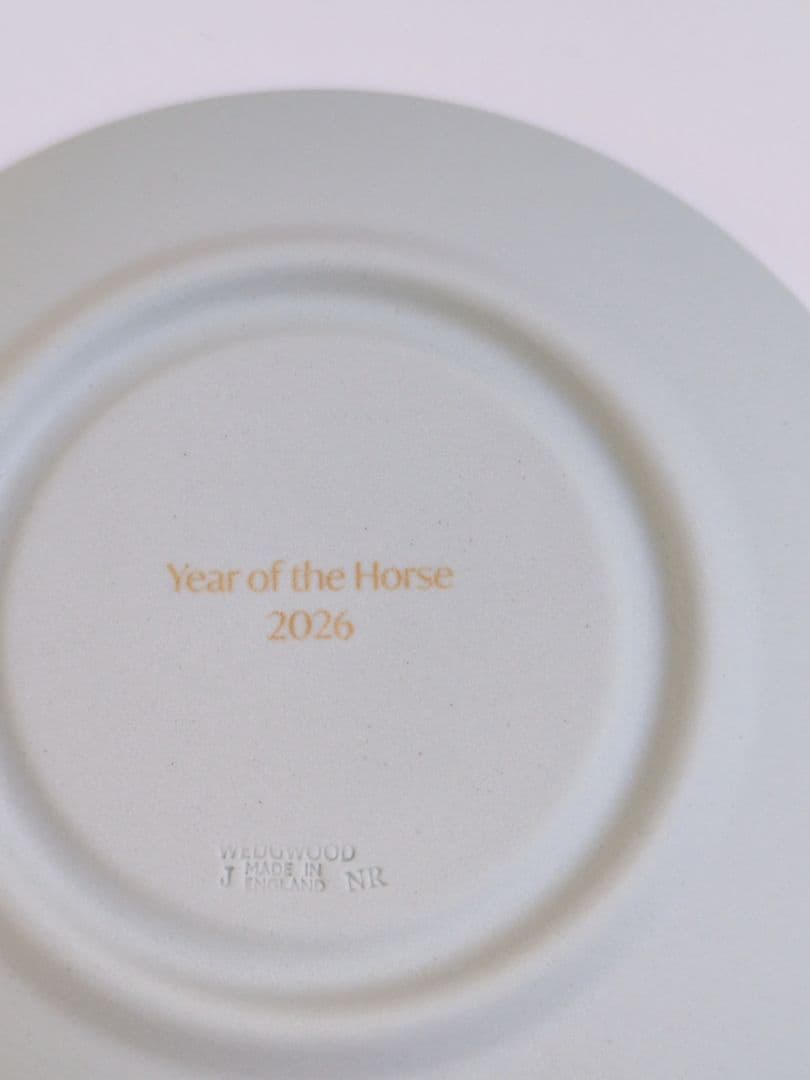 完売品✩ウェッジウッド　ジャスパー　干支トレイ　2026年馬
