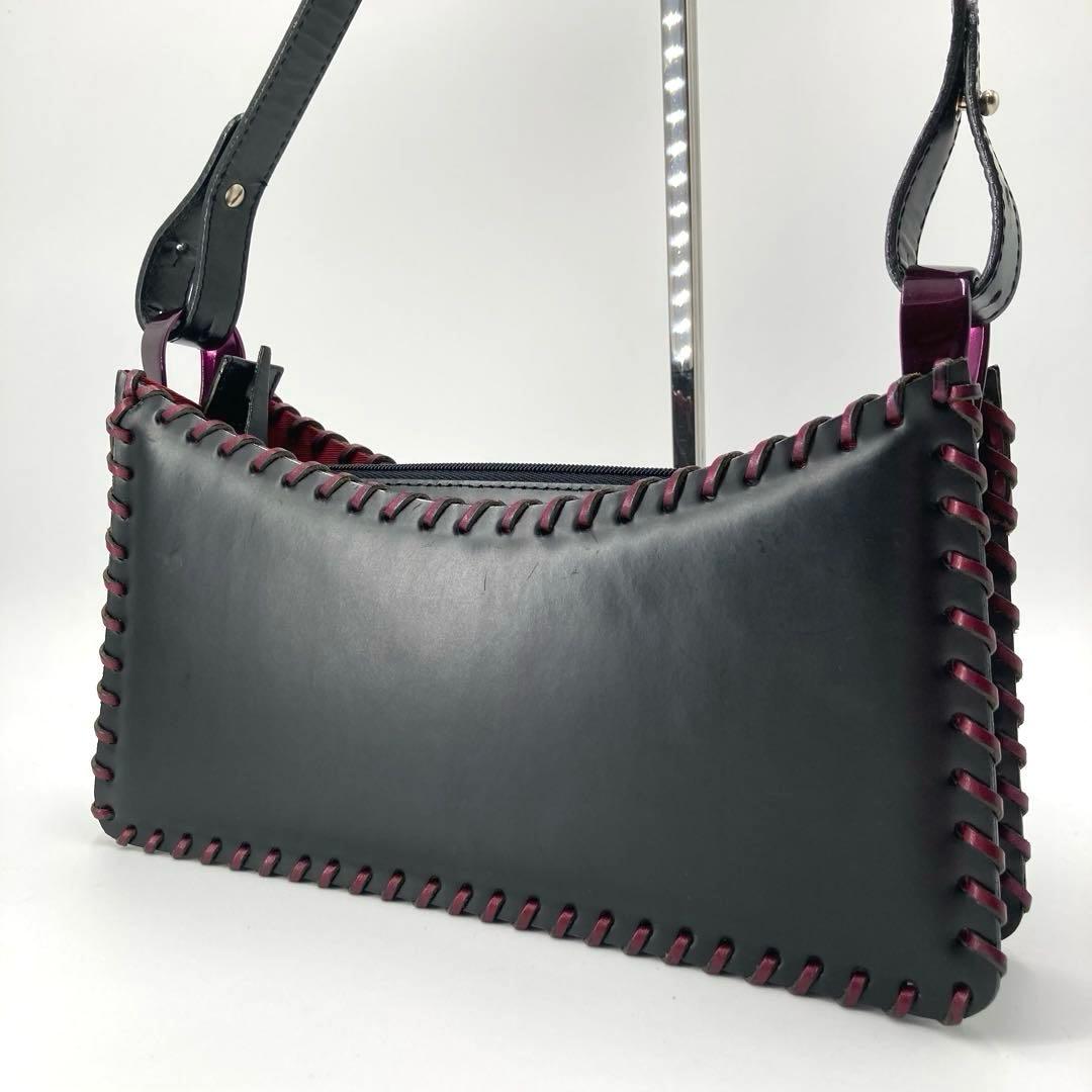 美品✨KENZO ケンゾー カービング ショルダーバッグ ボタニカル くり手