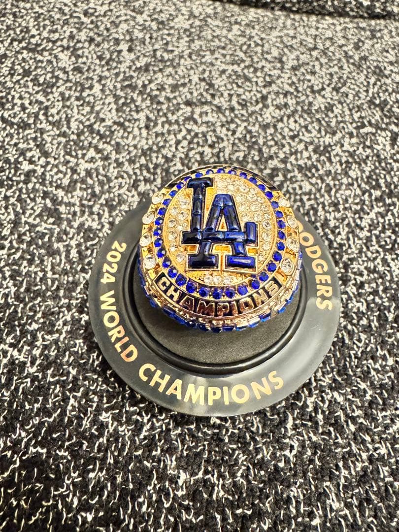 7/21球場配布 2024ワールドチャンピオンリング ドジャース18　山本由伸