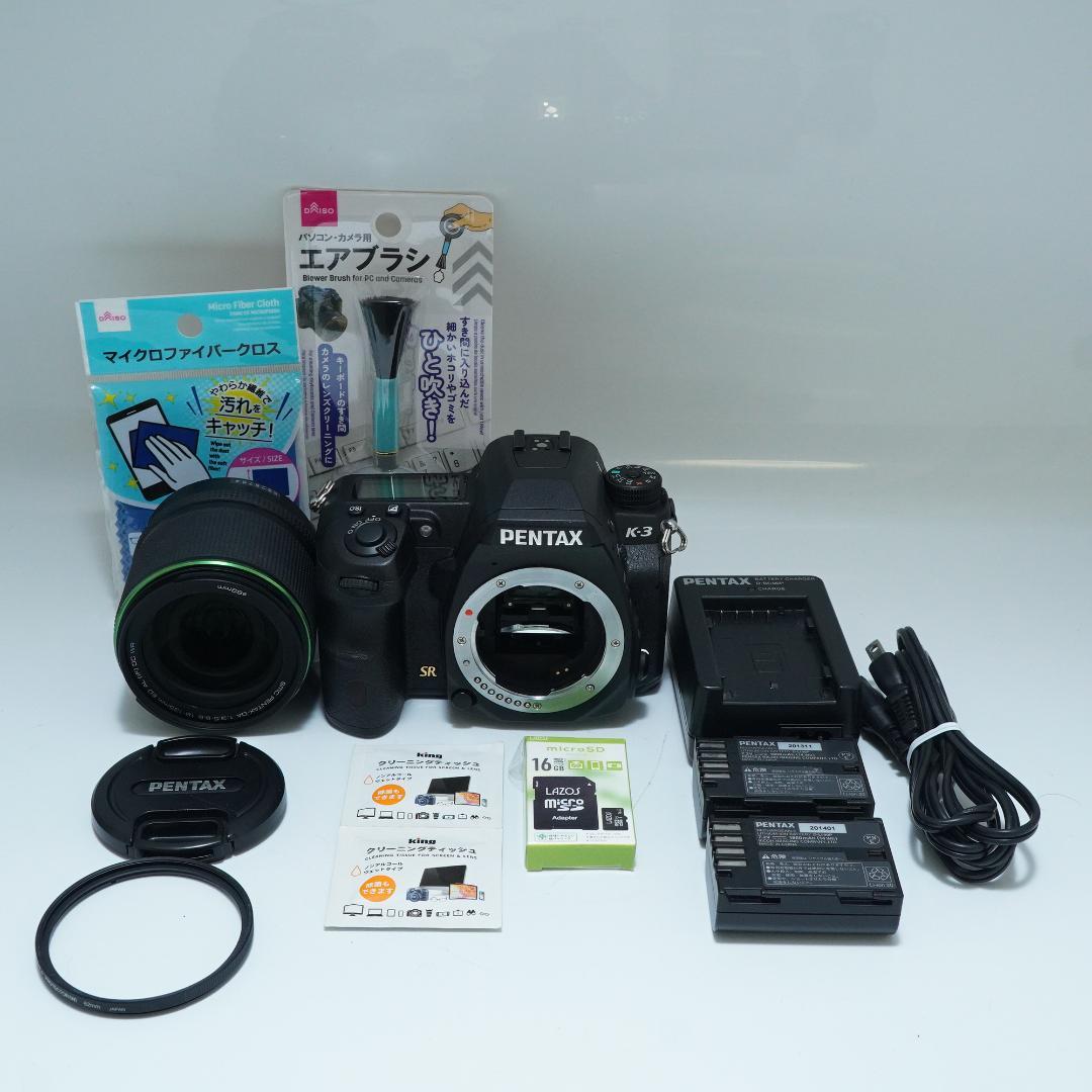 PENTAX ペンタックス K-3 レンズセット シャッター数3,559 枚