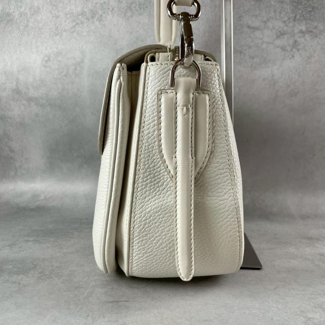 未使用級✨ TOD’S トッズ ダブルT 2way クロスボディバッグ ホワイト