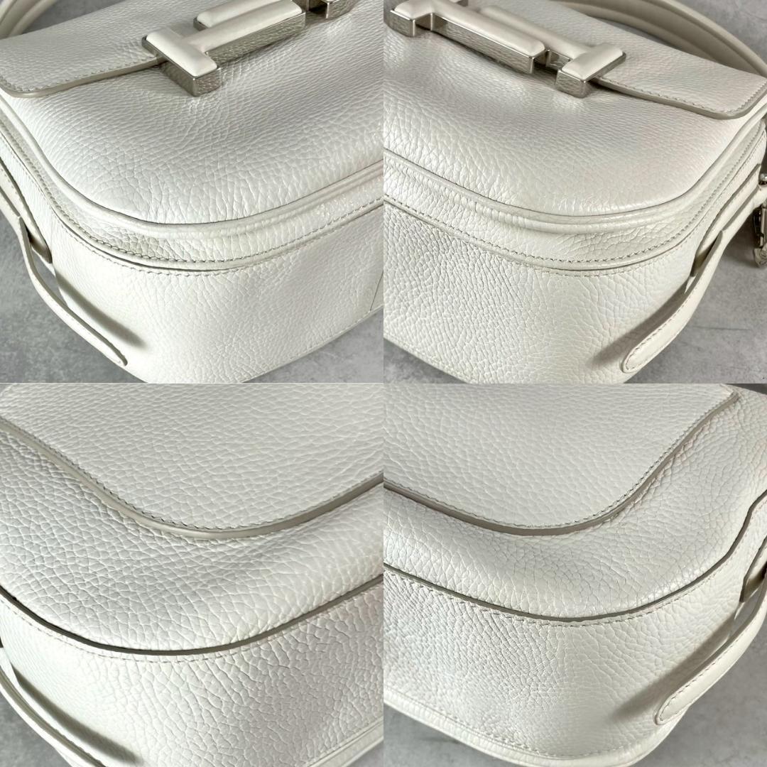 未使用級✨ TOD’S トッズ ダブルT 2way クロスボディバッグ ホワイト