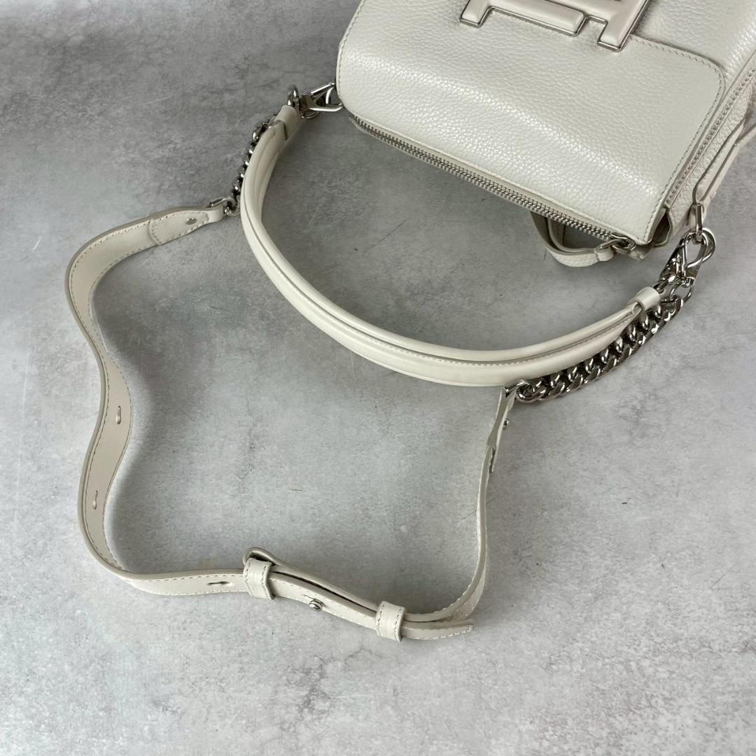 未使用級✨ TOD’S トッズ ダブルT 2way クロスボディバッグ ホワイト