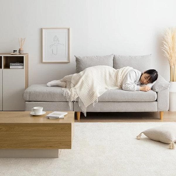 オットマン付き 2人掛けカウチソファ 組み合わせ自由 L字ソファ ソファーセット