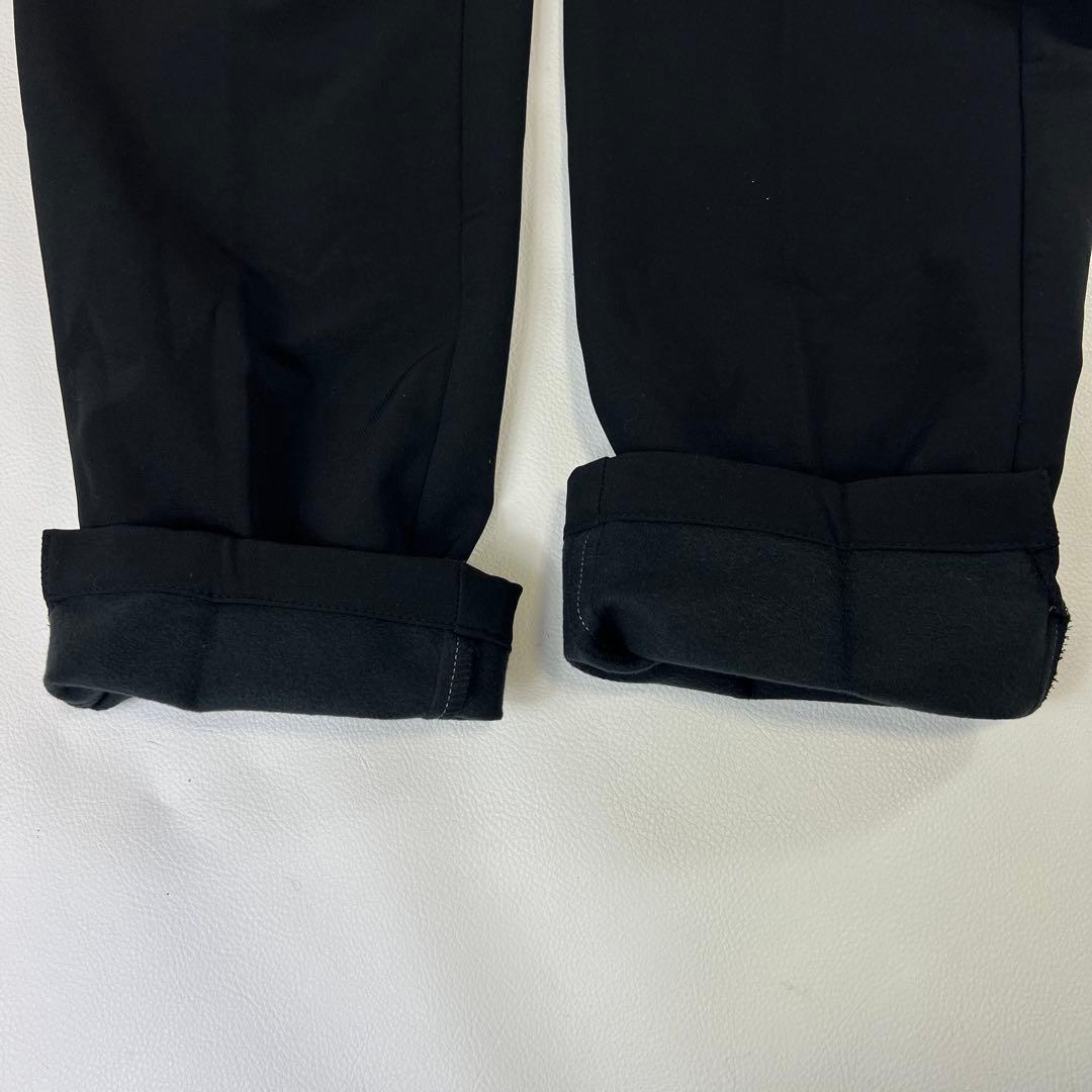 【美品✨】デサントゴルフ パンツ ウェア 裏起毛 ストレッチ ロゴ XL 黒