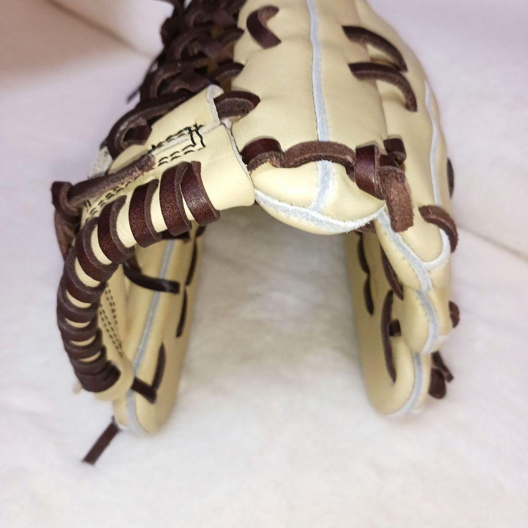 Zeems ベージュ 軟式グローブ526GGN　2023年限定 三方親 外野手用