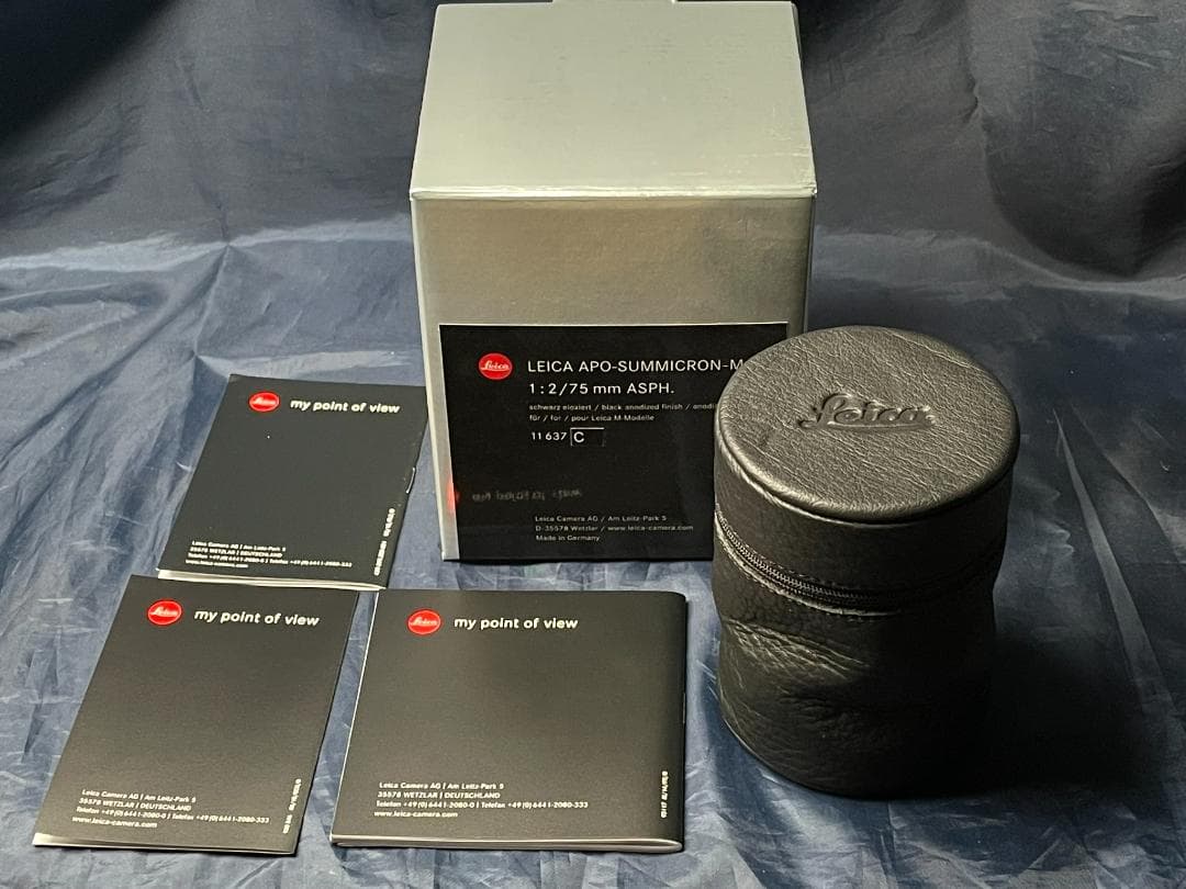 Leica ライカ　アポズミクロン M 75/2 ASPH