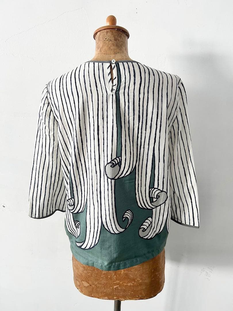 【美品】mina perhonen swing　コットンシルク　ブラウス　限定