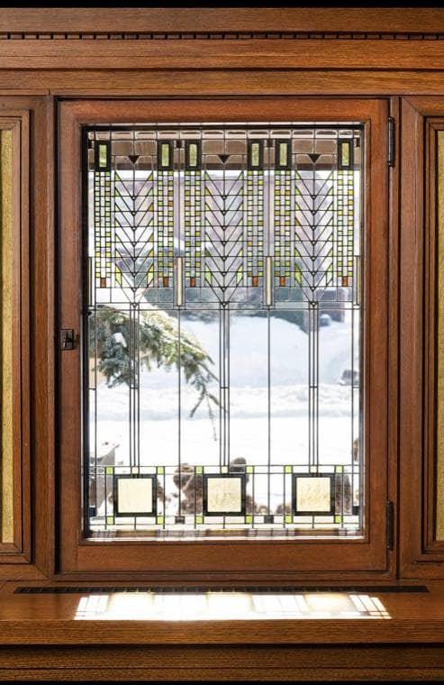 フランク・ロイド・ライト ヴィンテージステンドグラス 生命の木 ツリーオブライフ