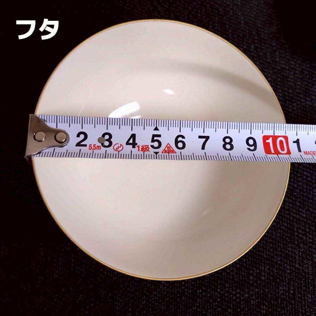箱付き　東裁 湯のみ 蓋付き茶碗　セット ① 鶴　千羽鶴 【10131m】