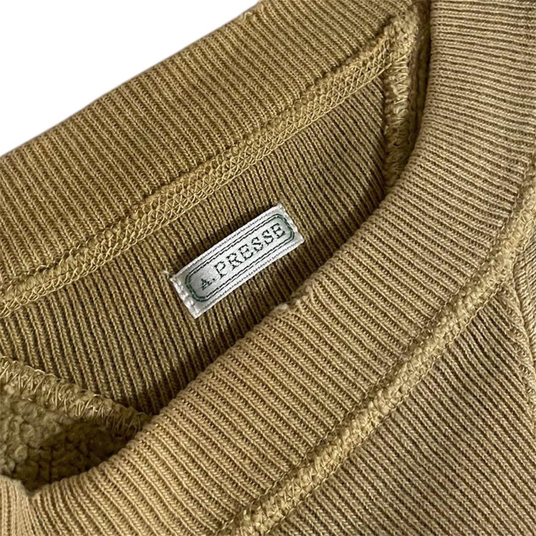 希少 A.PRESSE Vintage Sweatshirt GOLD/2(M)