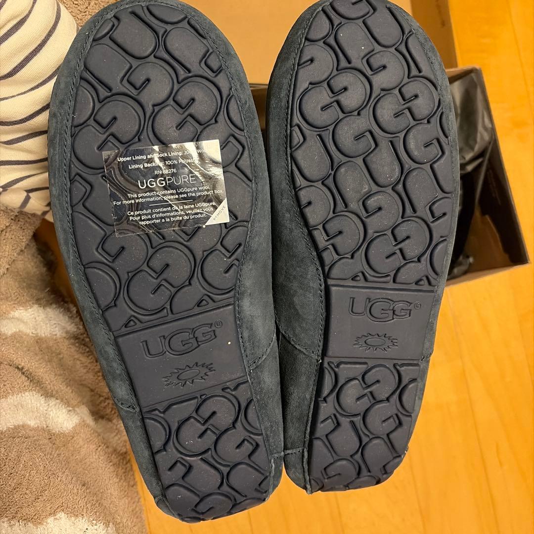 UGG ネイビー モカシン