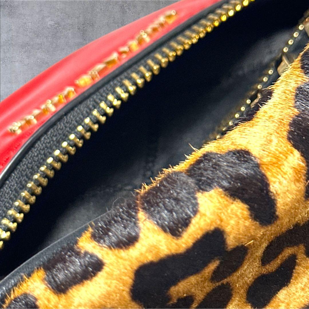 C702/マイケルコース MICHAEL KORS ボディバッグ レオパード