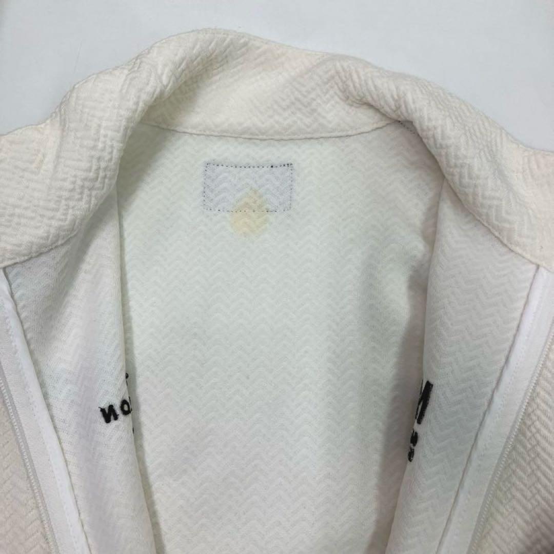 MASTER BUNNY EDITION ホワイト　長袖ジップアップジャケット