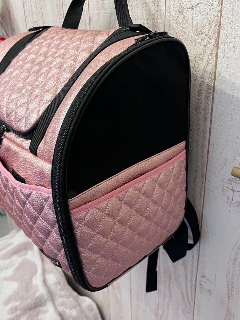 【傷あり】LuxeBirdie × Fa＊Faコラボキャリー メタリックピンク