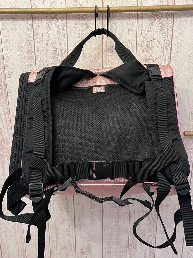 【傷あり】LuxeBirdie × Fa＊Faコラボキャリー メタリックピンク