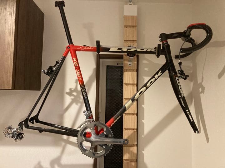 LOOK KG381i 55 フレーム カーボンなのに細身に見せるラグ溶接