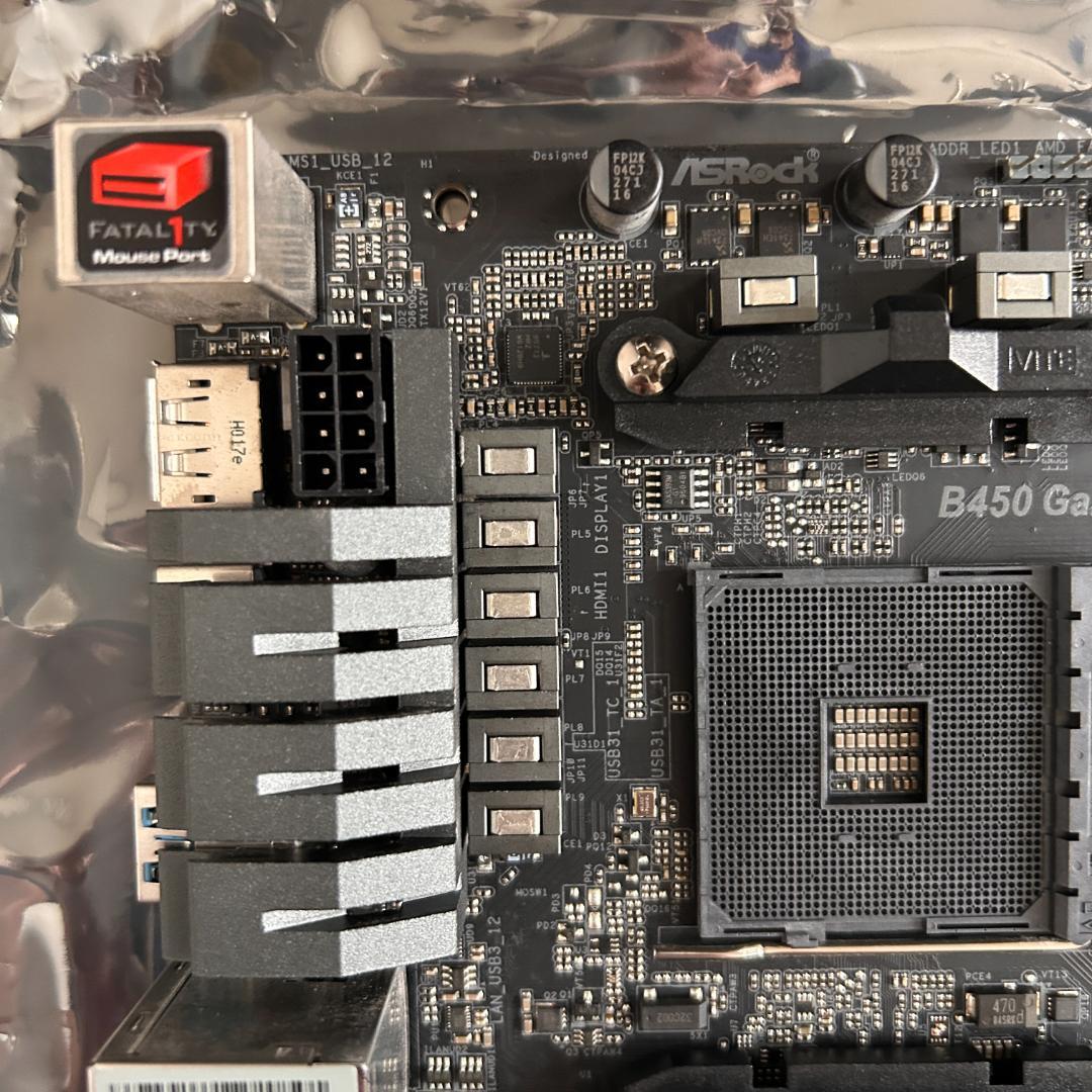 マザーボード ASRock B450 Gaming-ITX/ac