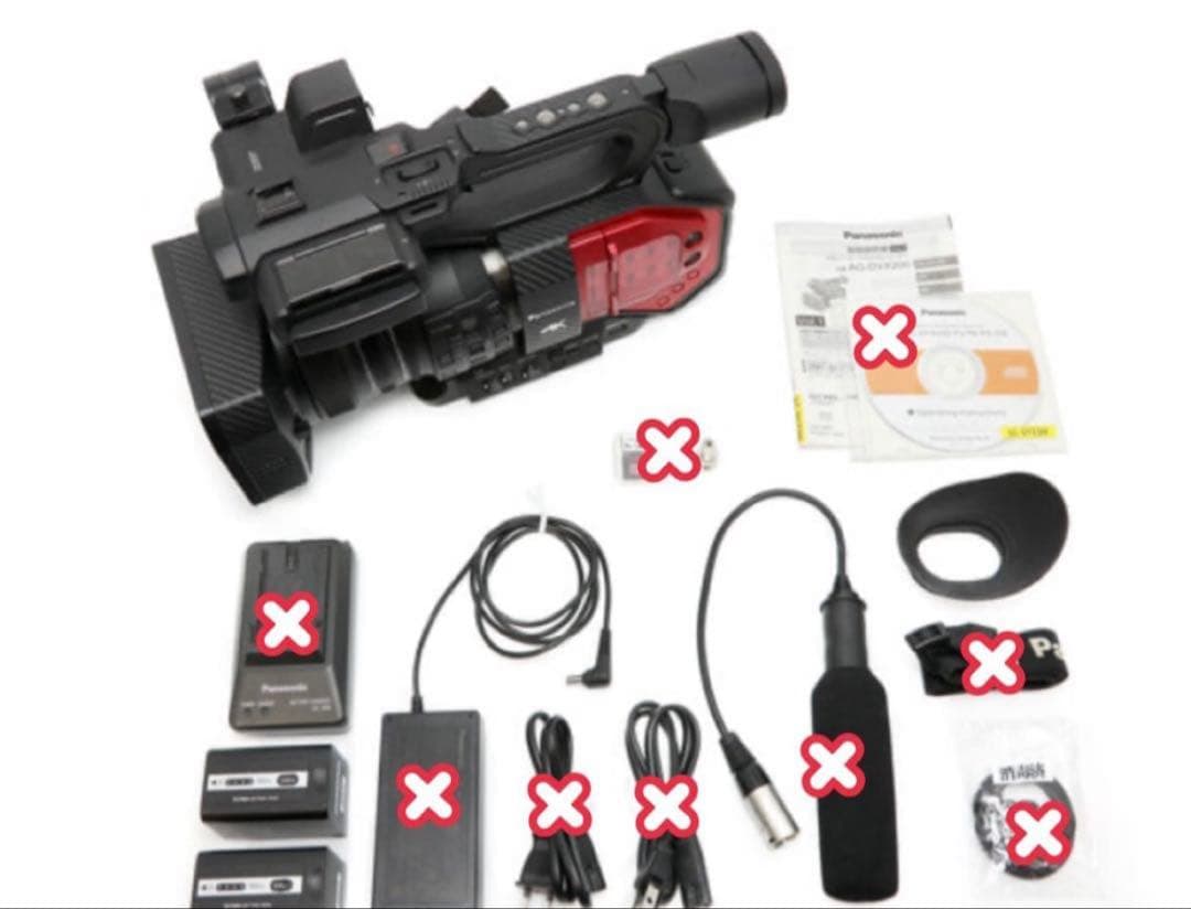 【数回のみ使用美品】＊ 業務用 ＊Panasonic ＊ AG-DVX200 ＊